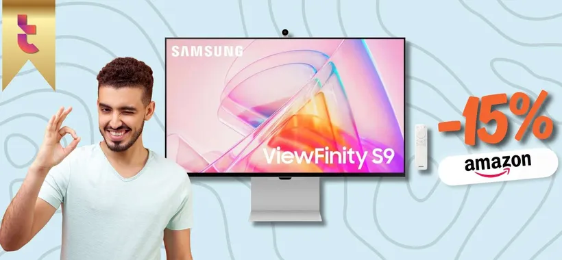 Con qualità 5K il monitor Samsung ViewFinity S9 è unico (e in sconto)