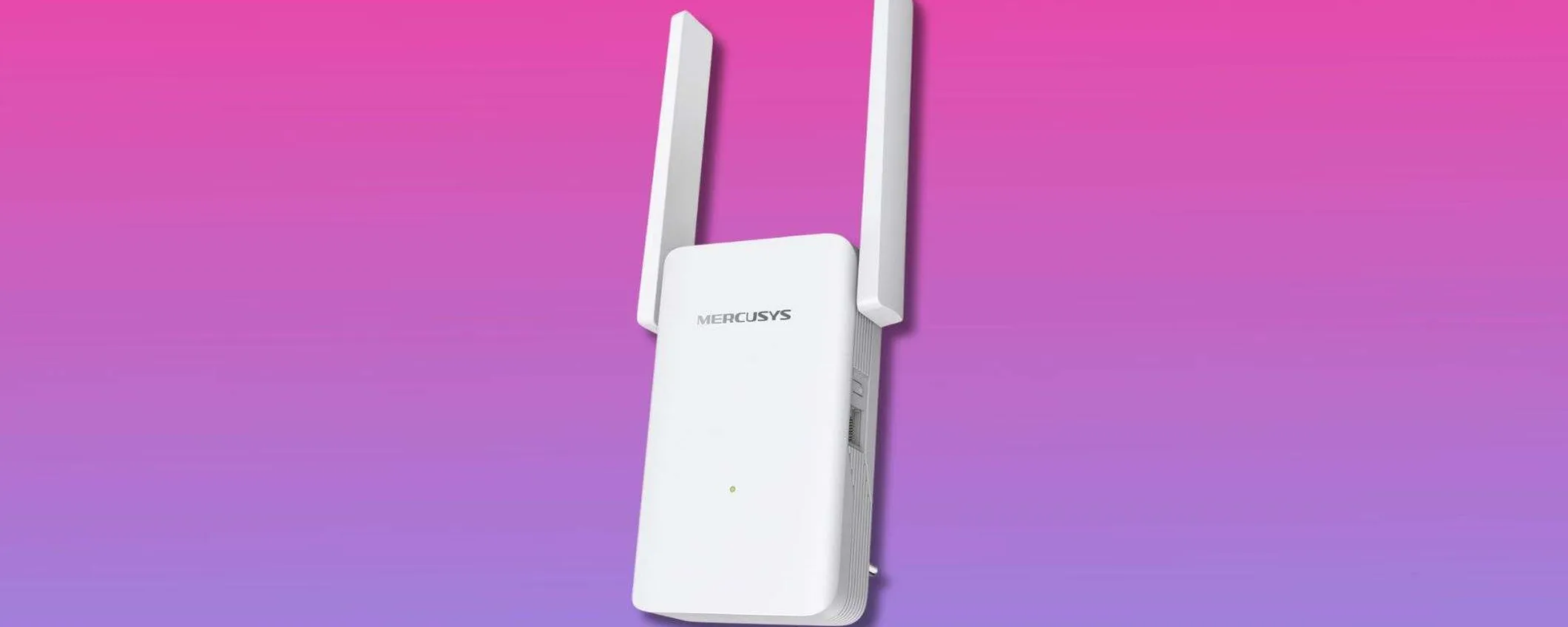 TP-Link ME80X WiFi 6 a 39,99€: ripetitore potente con Wi-Fi 6