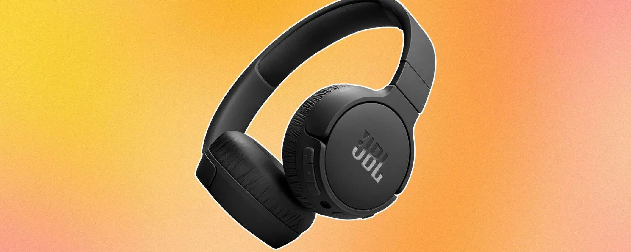 Queste cuffie JBL durano 70 ore e sono in MAXI SCONTO su Amazon