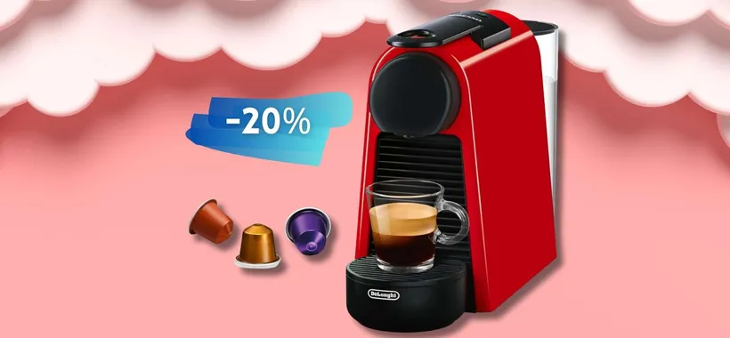 Nespresso Essenza Mini in SCONTO con 40€ di capsule in REGALO (Amazon)