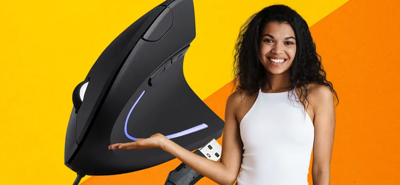 Mouse Ergonomico Verticale: tuo con meno di €10 euro su Amazon