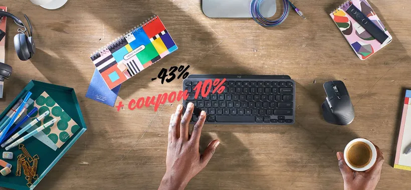 Tastiera Logitech MX Keys Mini in DOPPIO SCONTO su Amazon (-43% -10%)