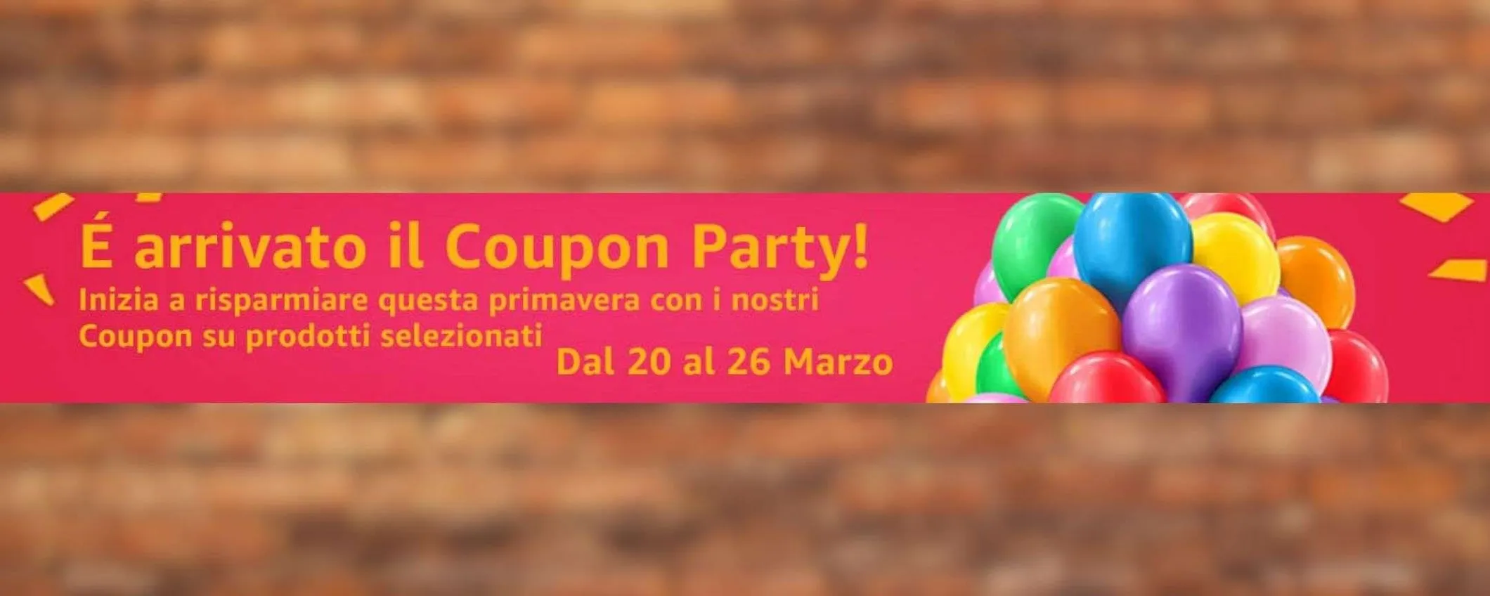 Amazon COUPON PARTY al via: tantissimi sconti fino all'80% (10 imperdibili)