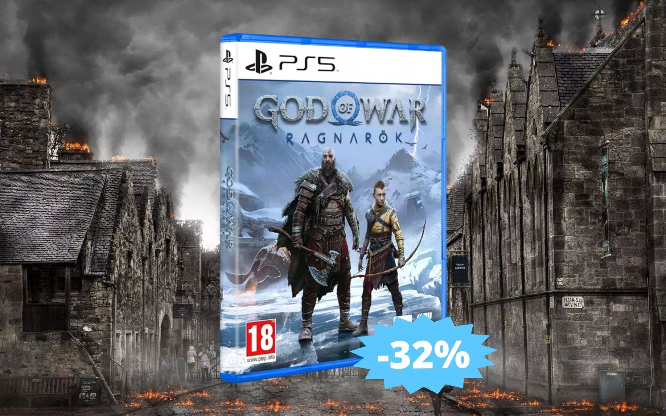 God of War Ragnarok PS5: sconto EPICO del 32% su