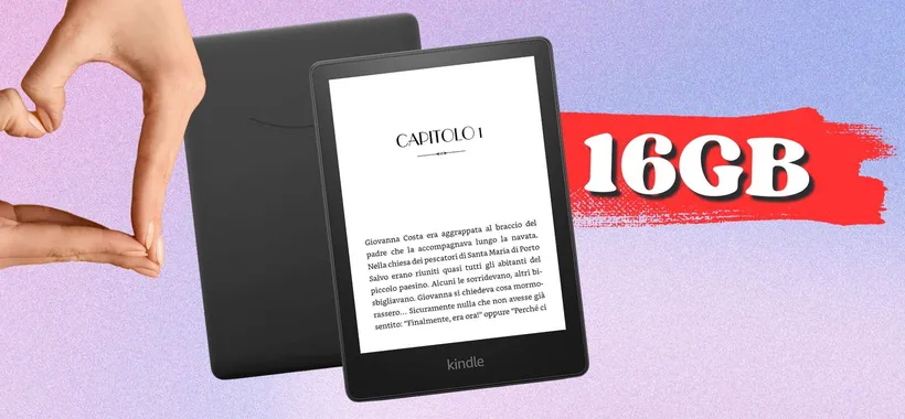 Kindle Paperwhite, 16GB per portare OVUNQUE tutti i tuoi libri