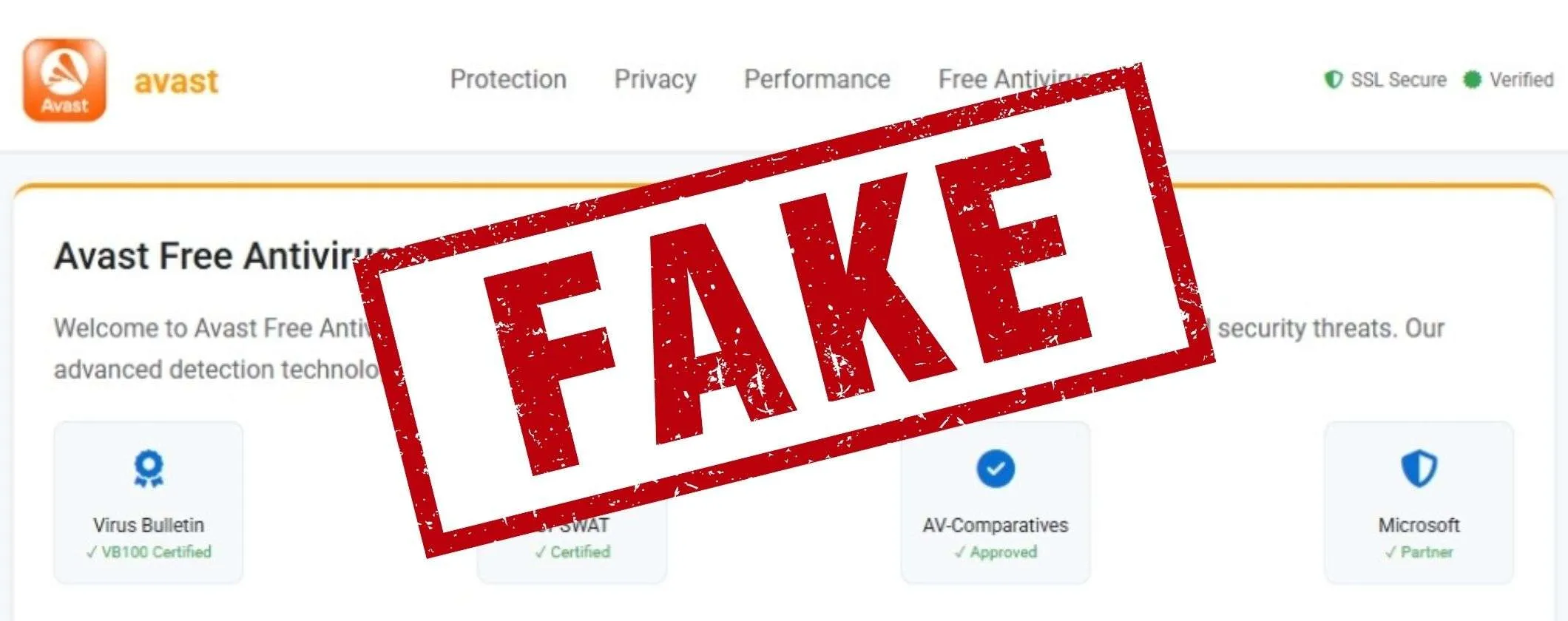 Come un falso sito Avast sta installando malware sui computer