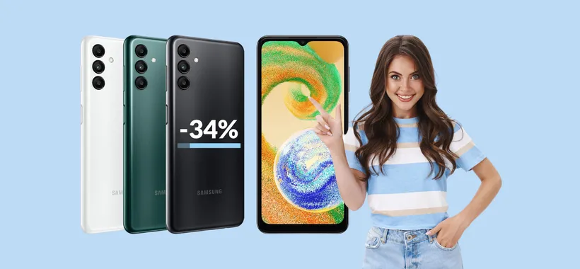 Samsung Galaxy A04s: incredibile che oggi costi solamente 118€