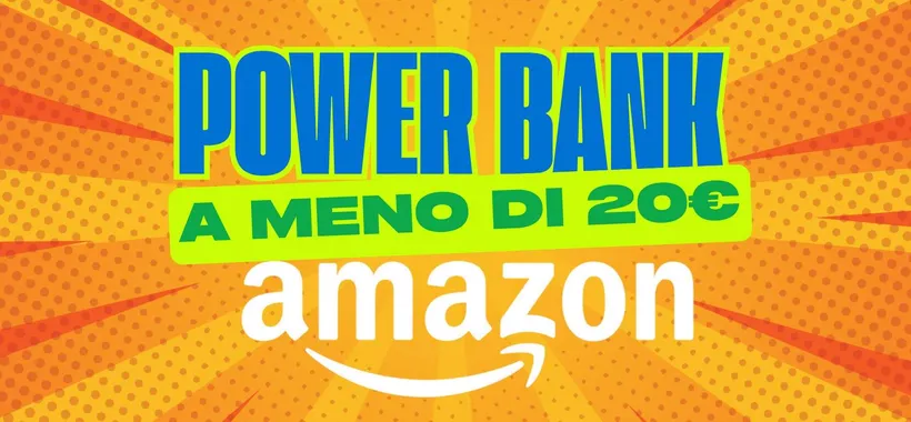 Tanti Power Bank oggi su Amazon a meno di 20€: non partire senza