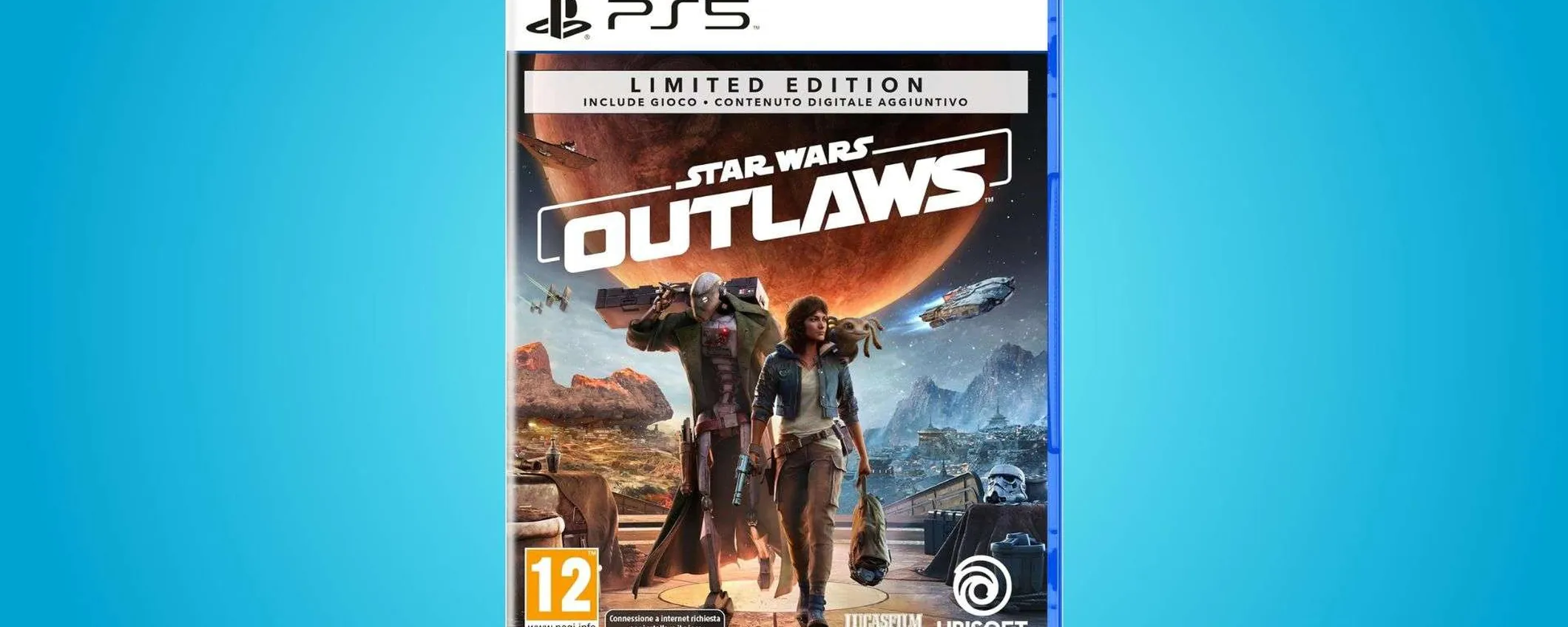 Star Wars Outlaws (PS5), la limited edition scende al prezzo minimo storico (-44%)