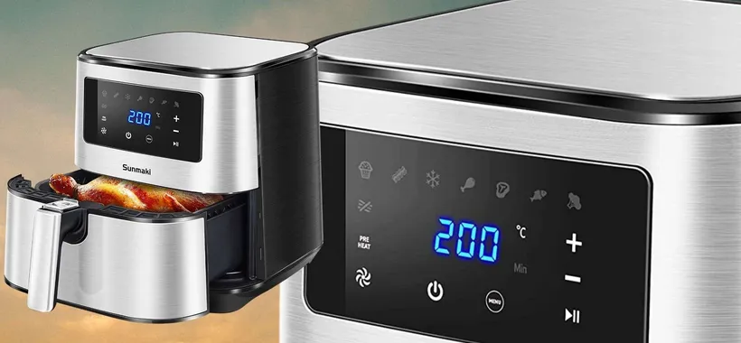 Friggitrice ad aria XXL, 8 programmi e display a 99€: sconto di 100€