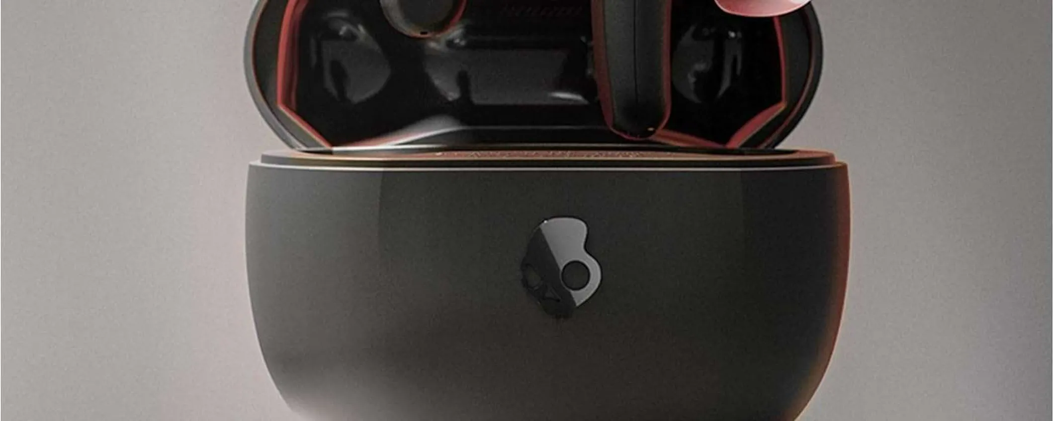 Skullcandy Rail, solo 49,99€ con sconto del 29%: auricolari degni di un pirata