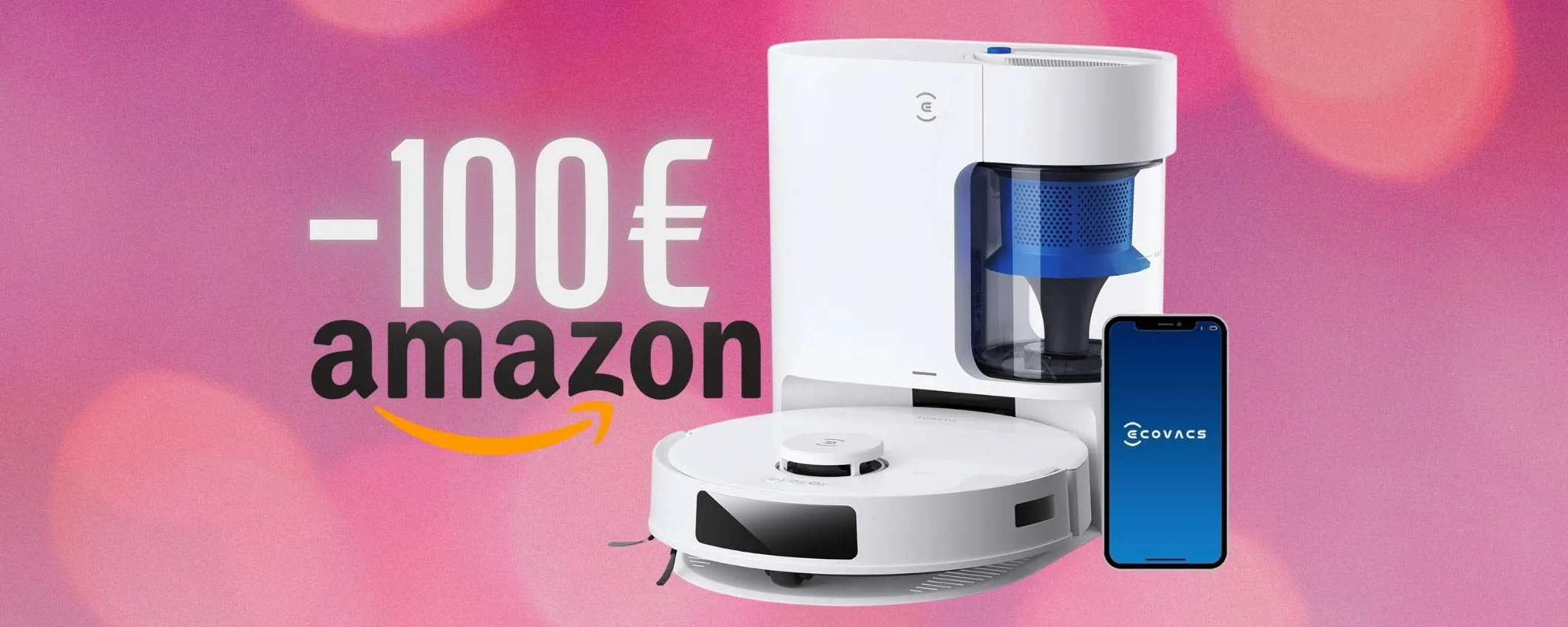Con il robot ECOVACS DEEBOT N20 Plus puoi dire addio allo sporco (-100€)