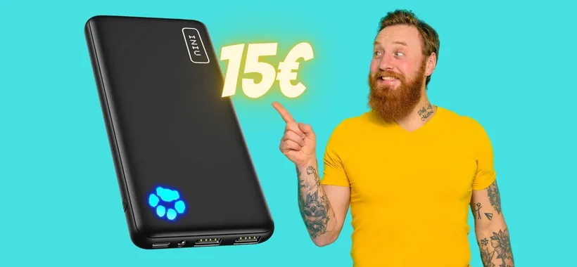 Power Bank portatile super potente con DOPPIO SCONTO a 15€