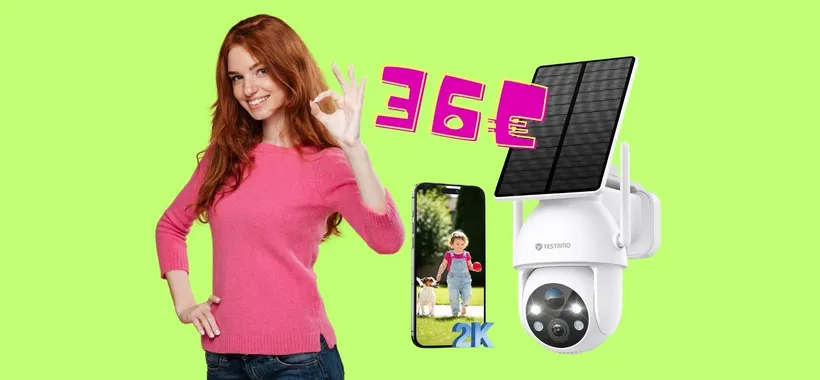 Telecamera WiFi con pannello solare per sicurezza completa (solo 36€)