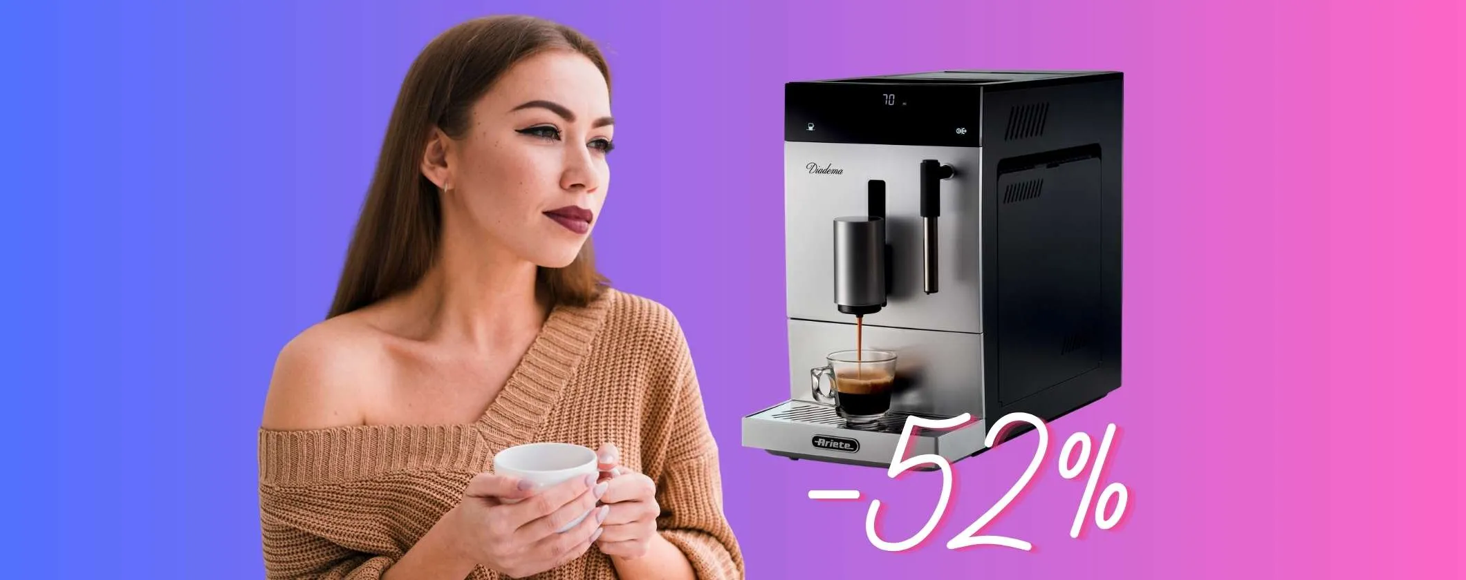 Ariete Diadema: la macchina automatica per espresso e cappuccio come al bar