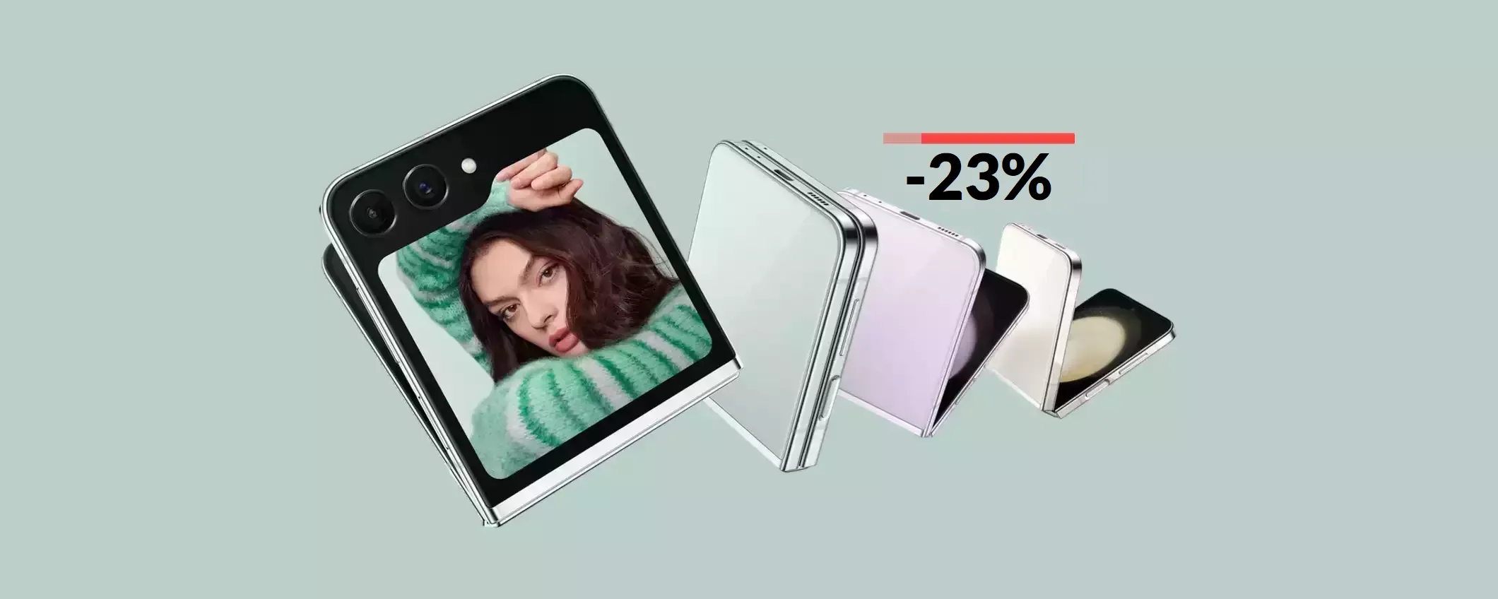 Samsung Galaxy Z Flip5 di nuovo in SCONTO: poche unità (-23%)