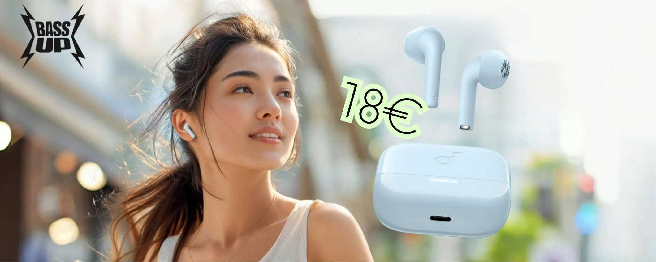 Offerta al limite della follia per gli auricolari wireless Soundcore K20i (18€)