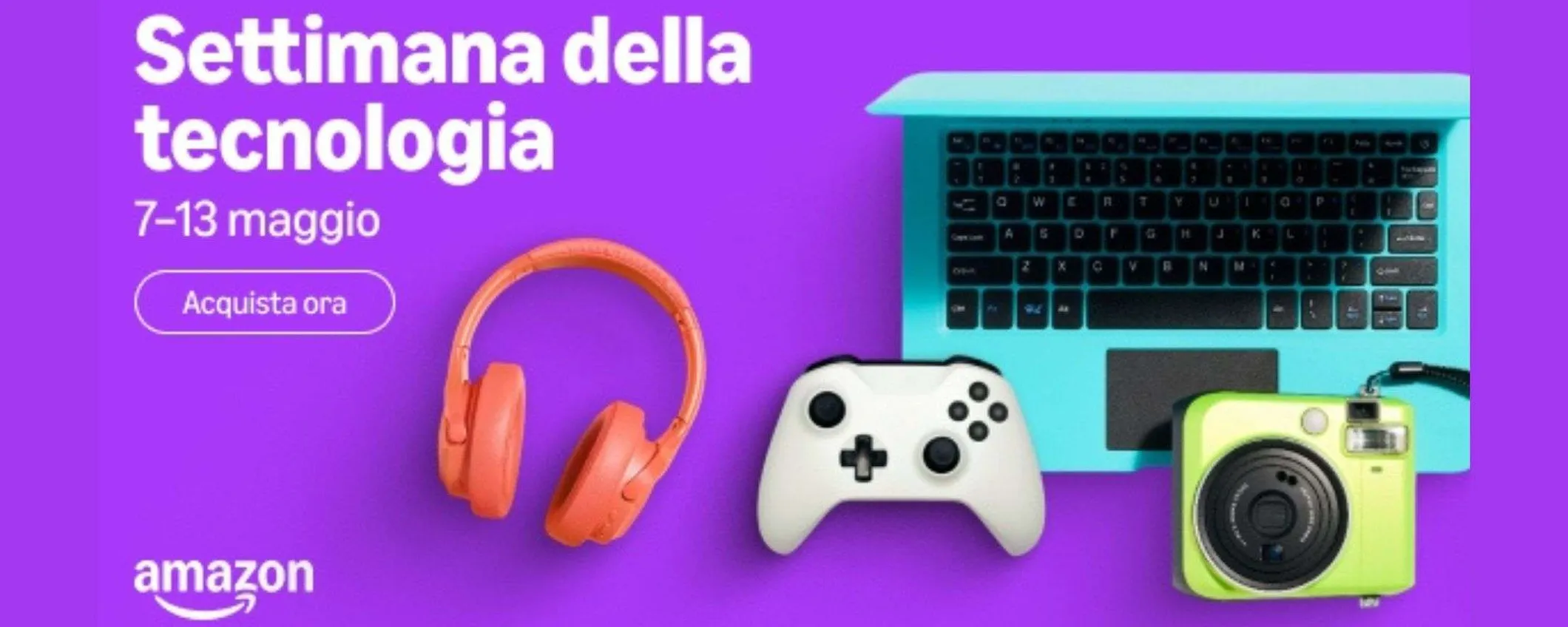 Su Amazon c'è la Tech Week: 15 occasioni SHOCK a meno di 20€