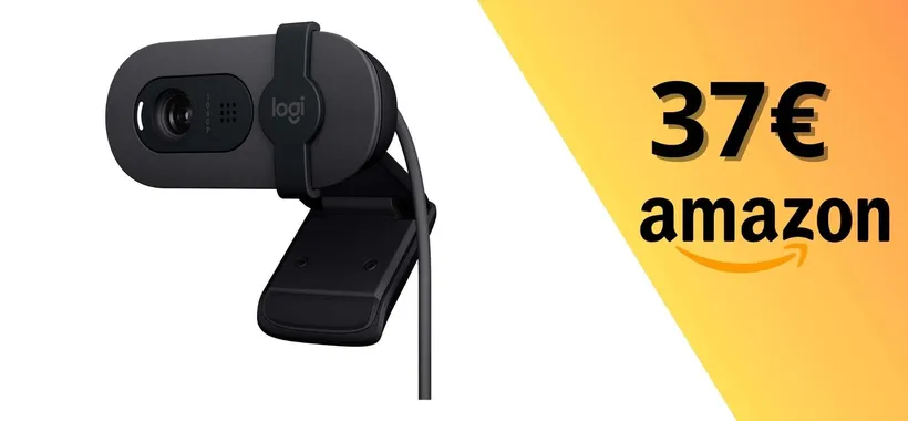 Logitech Brio 100: webcam professionale in offerta ad un prezzo mini (Amazon)