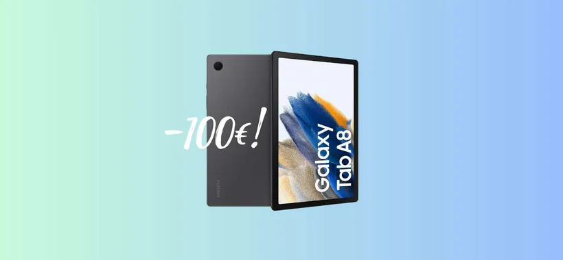 Samsung Galaxy Tab A8: 100€ di SCONTO su MediaWorld