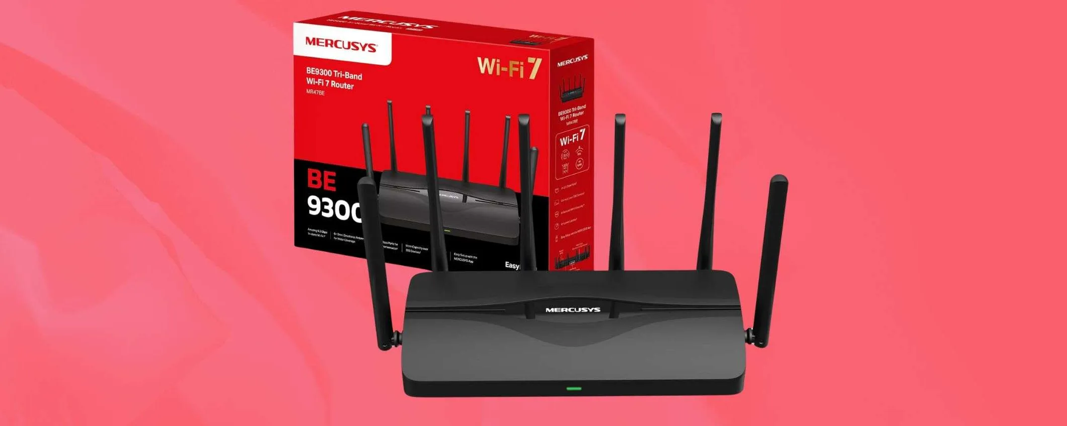 Router WiFi 7 TP-Link con 6 antenne: VELOCISSIMO e in super sconto Amazon (-35%)