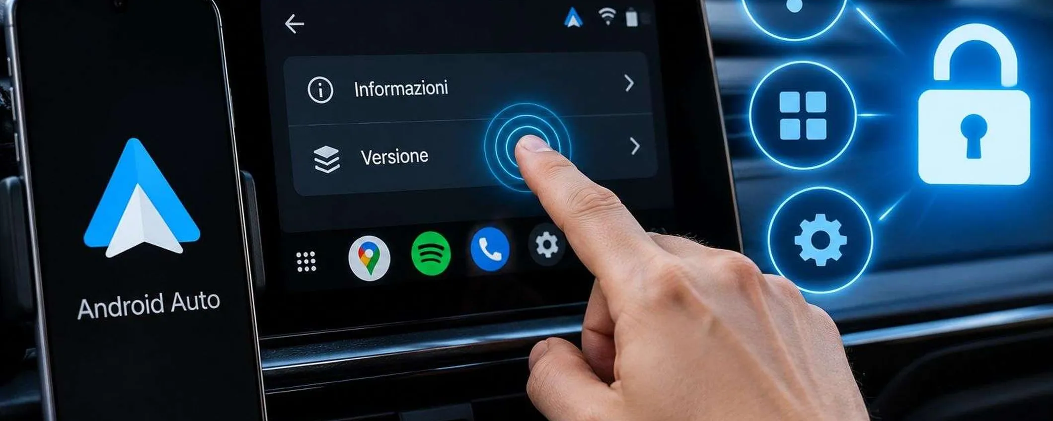 Android Auto ha un menu segreto: bastano 10 tocchi per sbloccare queste funzioni