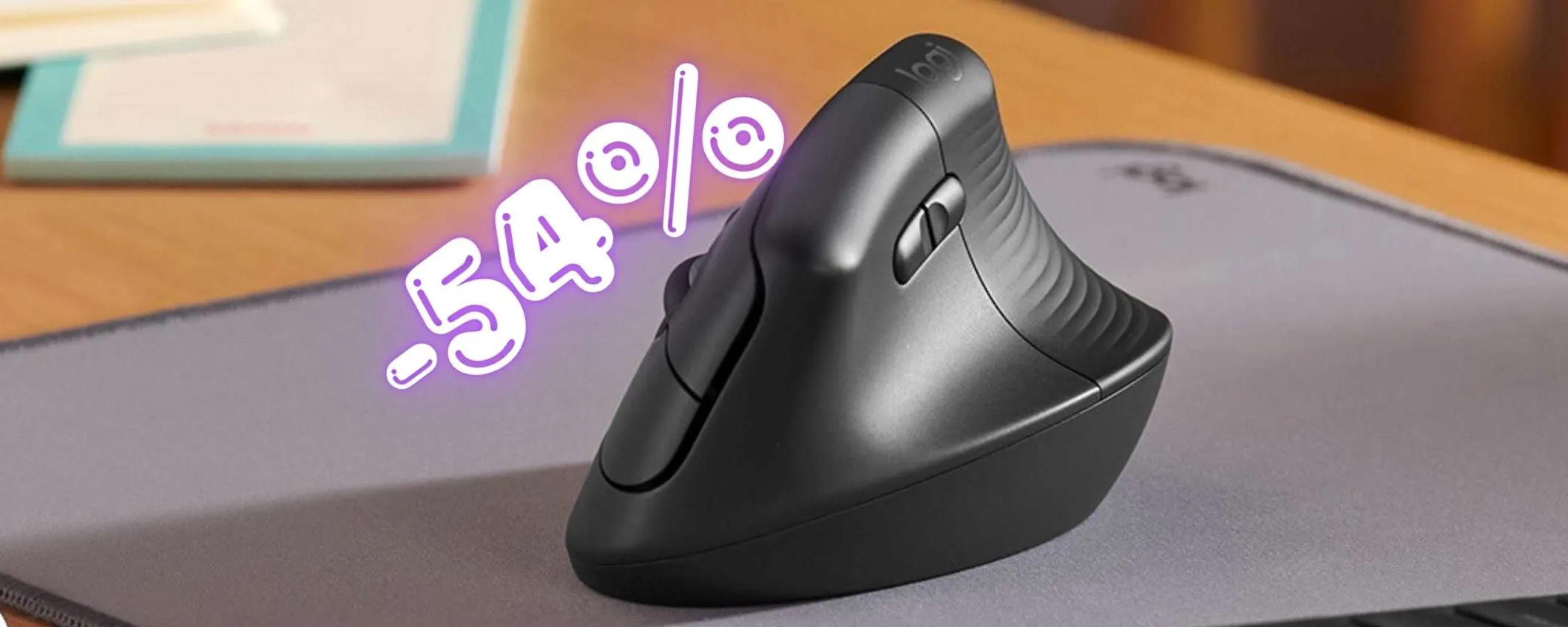 Stop al dolore del polso! Il mouse verticale Logitech MX è tuo a metà prezzo