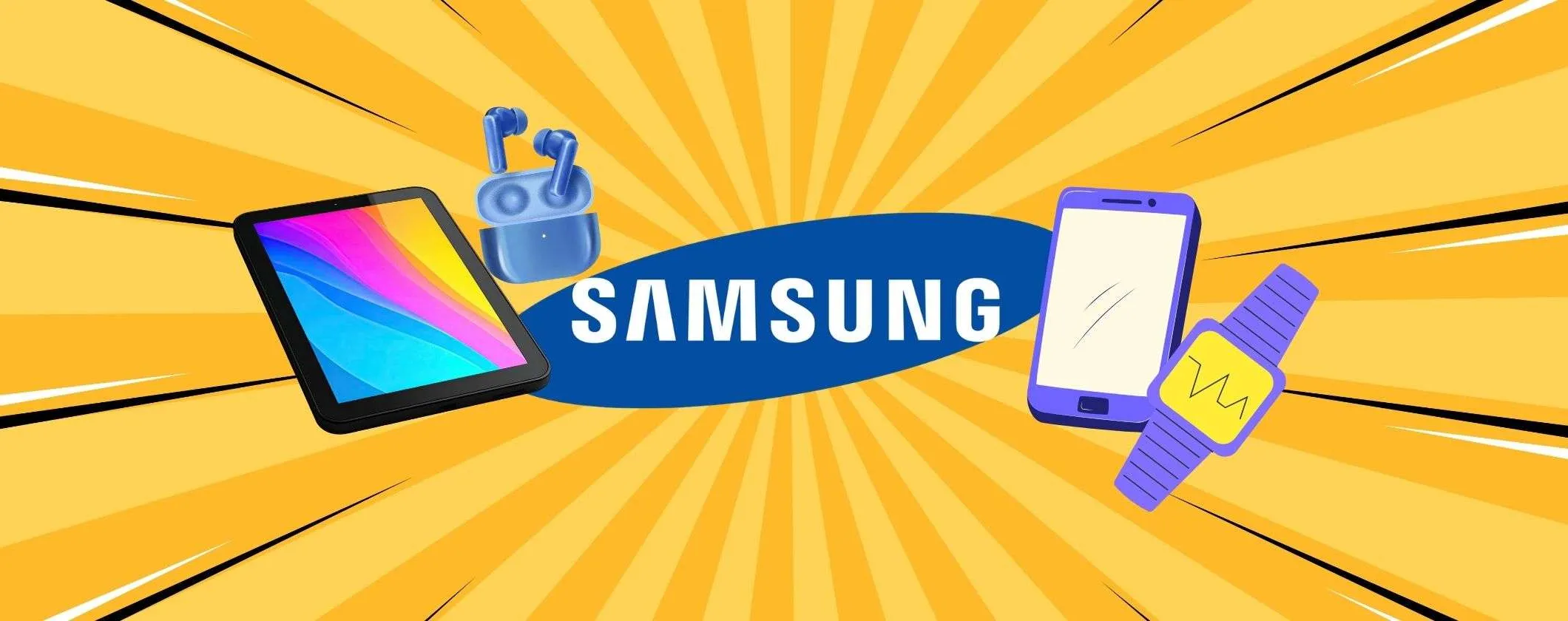 Telefono, tablet, smartwatch e auricolari Samsung a prezzo bomba su Amazon!