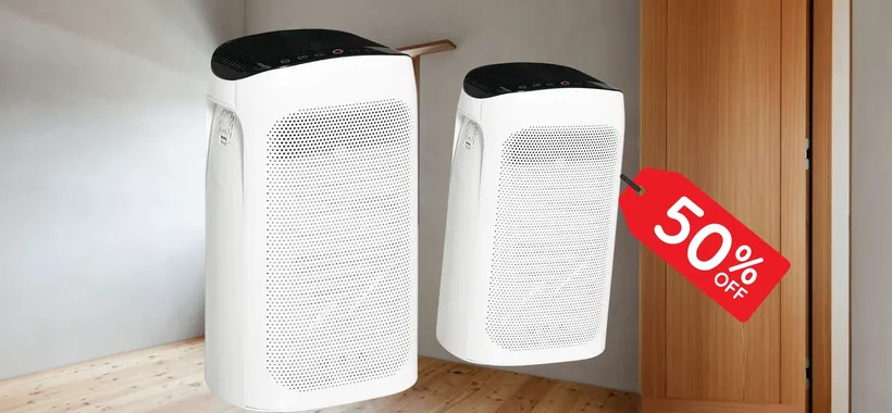 Purificatore d'aria: respira a PIENI POLMONI con il 50% di sconto