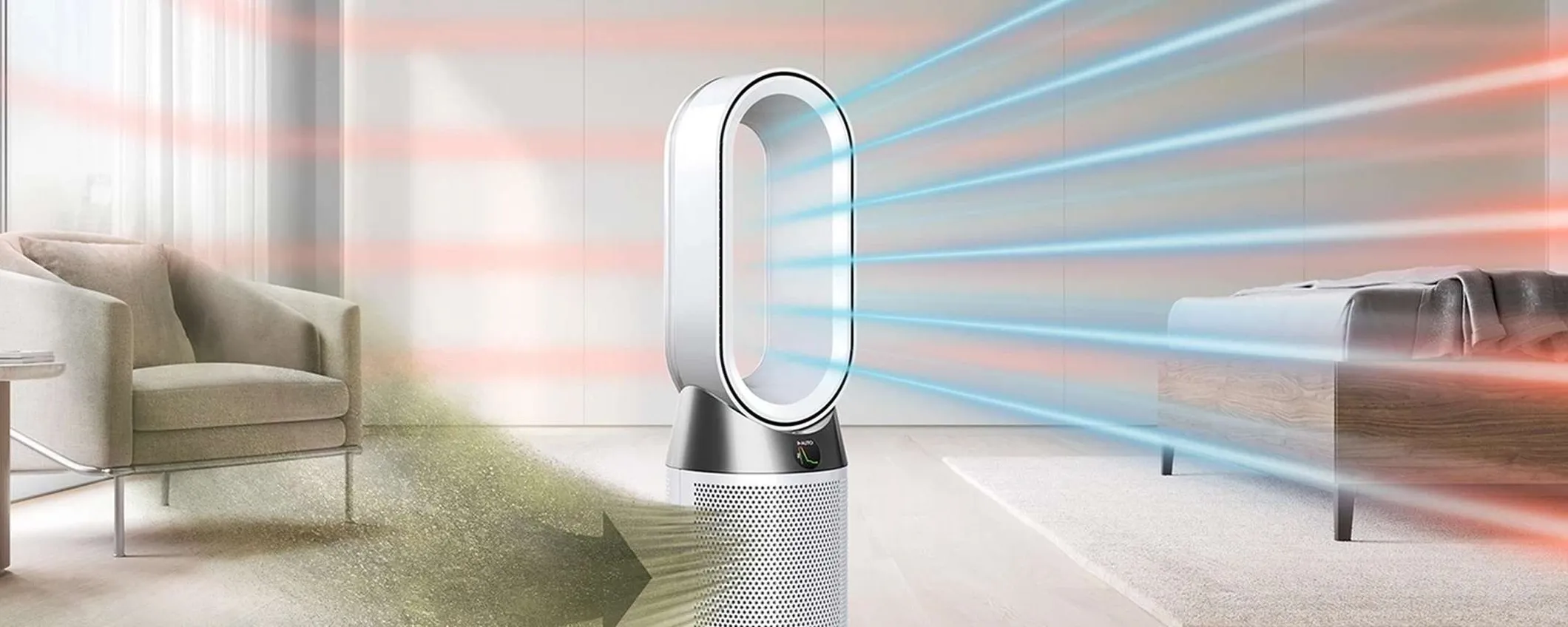 Purifica, riscalda e rinfresca: il Dyson Purifier ricondizionato è super scontato (-17%)