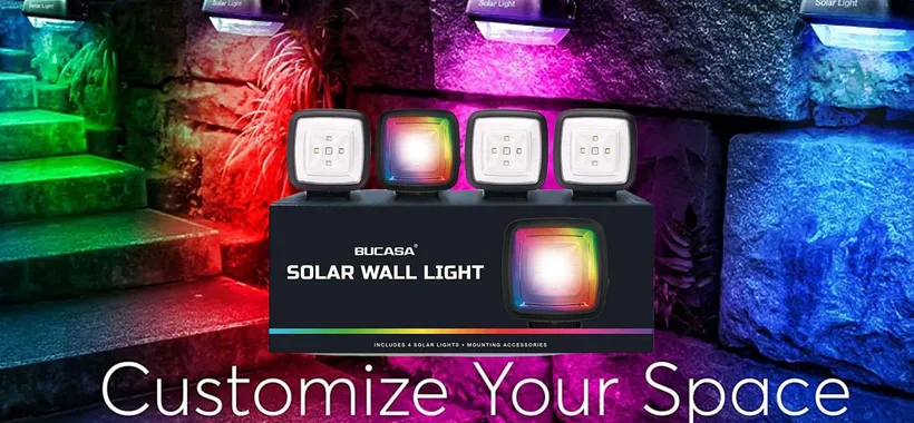 Faretti solari multicolore a 5€: atmosfera SPETTACOLARE (Amazon)