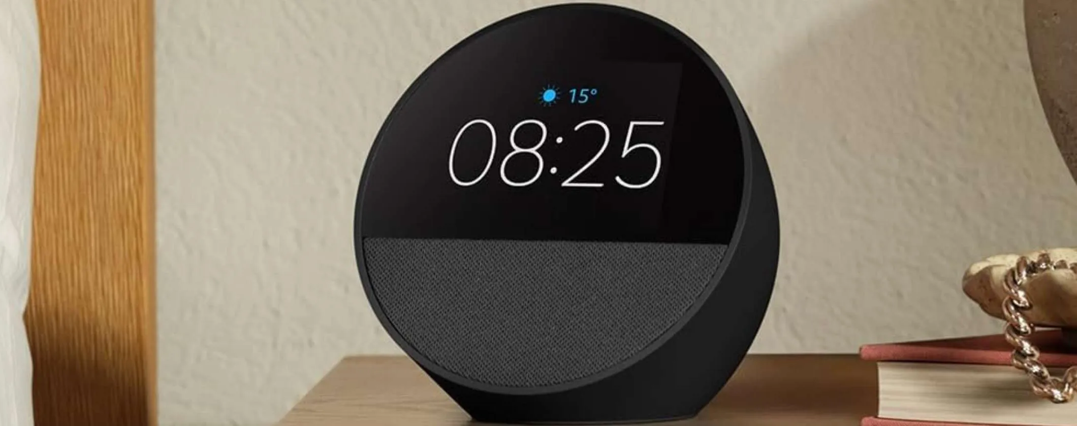 Amazon Echo Spot con display e audio migliorato in promo a 35€ in meno