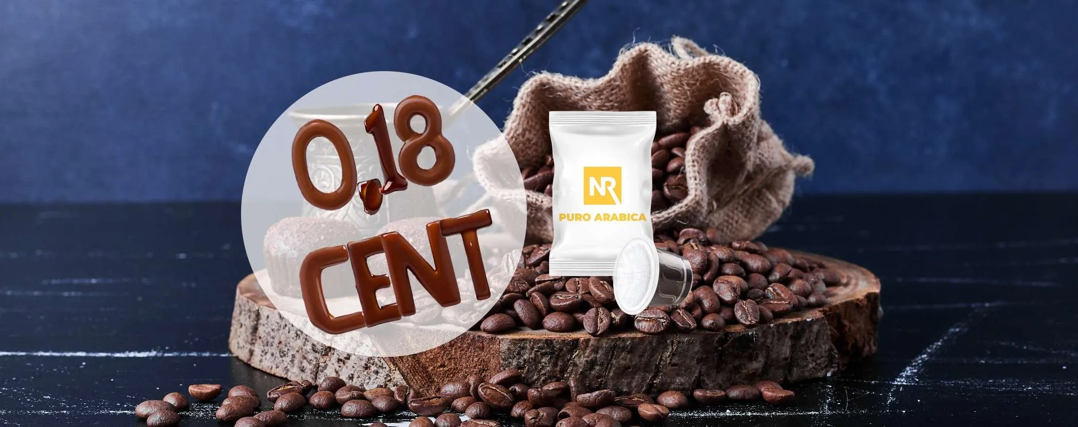 Capsule Caffè Compatibili Nespresso 100% Arabica Lusso a 0,18€