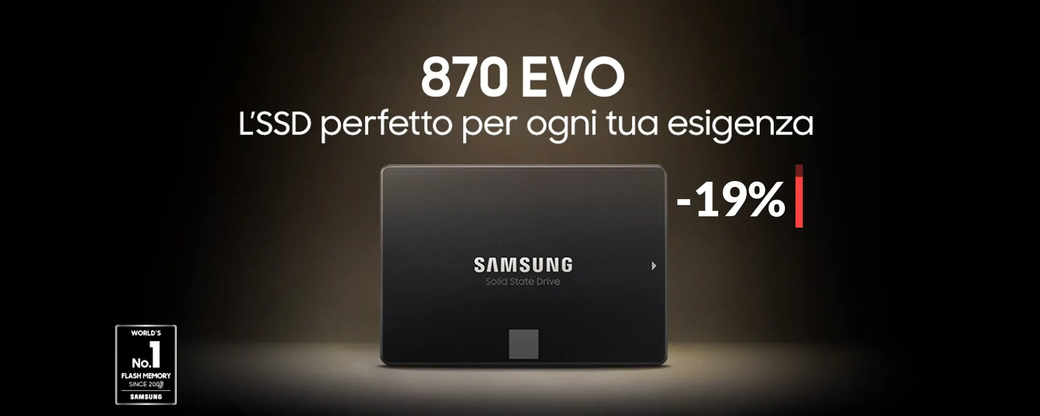 SSD Samsung 4TB: fulmineo, resistente e scontatissimo (-19%)