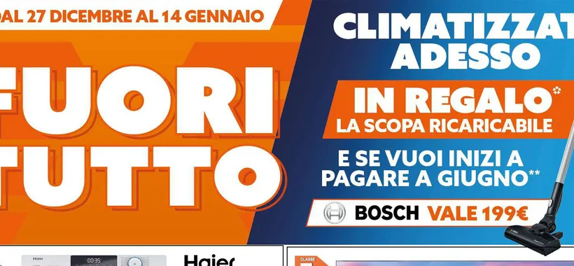Volantino Expert, con il FUORI TUTTO fai grandi affari (e c'è un regalo)
