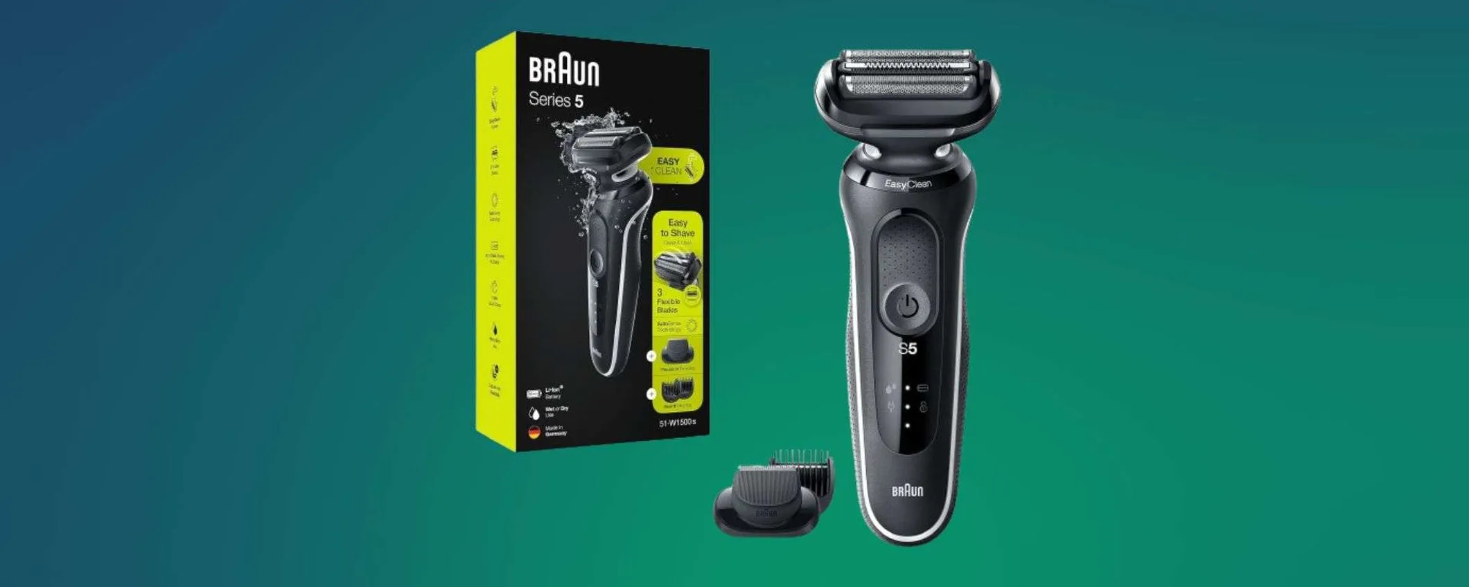 Braun Serie 5 in offerta ad un super prezzo: rasatura perfetta e senza irritazioni