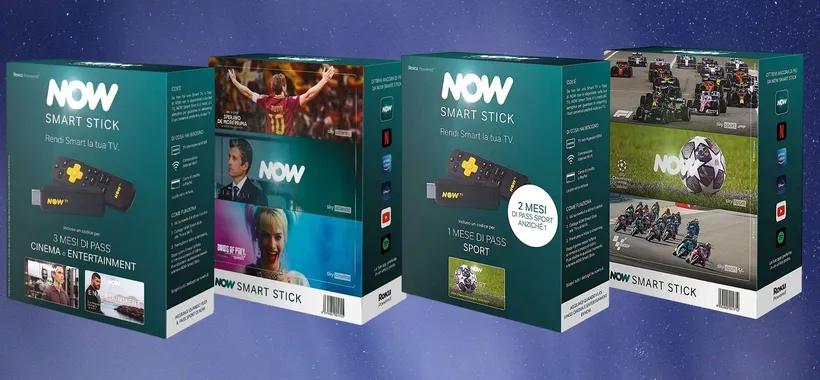 Chiavetta smart NOW TV e mesi di sport o intrattenimento GRATIS: 14€