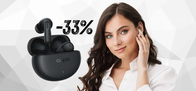 OPPO Enco Air4 Pro: chiamate e musica senza disturbi in qualsiasi luogo (-33%)