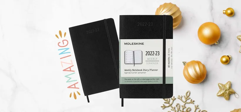 MOLESKINE fuori tutto: agenda 18 mesi a soli 9€ su Amazon