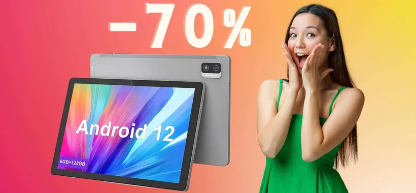 Svendita Amazon: tablet da 10" con 128GB di memoria al 70% in MENO