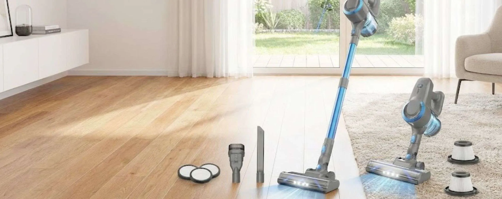 Pulizia totale a 88,19€: aspirapolvere senza fili potente e leggero in offerta
