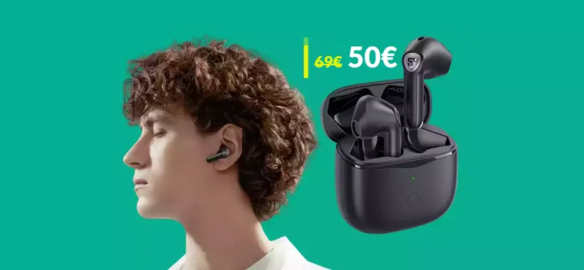 Auricolari SoundPEATS Air3: un AFFARE a 50€ con ben 2 SCONTI