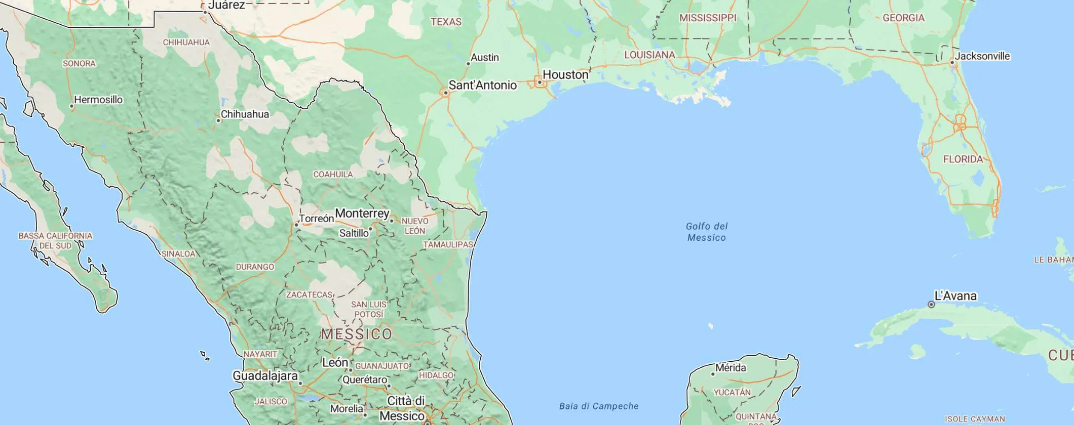Bing Maps segue Apple e Google: il Golfo del Messico diventa Golfo d'America