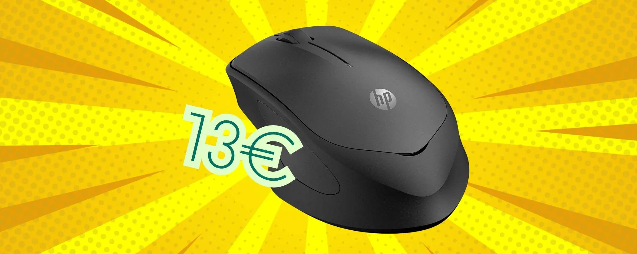 OFFERTA a TEMPO su Amazon per il mouse wireless HP 280M: solo 13€!