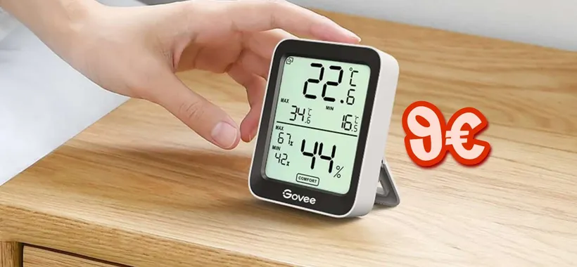 Questo Termometro per temperatura e umidità smart costa solo 9€ al Black Friday di Amazon