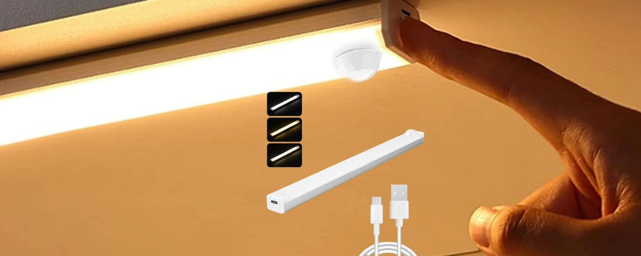 Luce ricaricabile a 4,99€: completamente AUTOMATICA e wireless, prezzo WOW