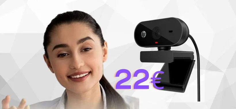 Webcam HP con correttore e microfono a prezzo REGALO (-48%)