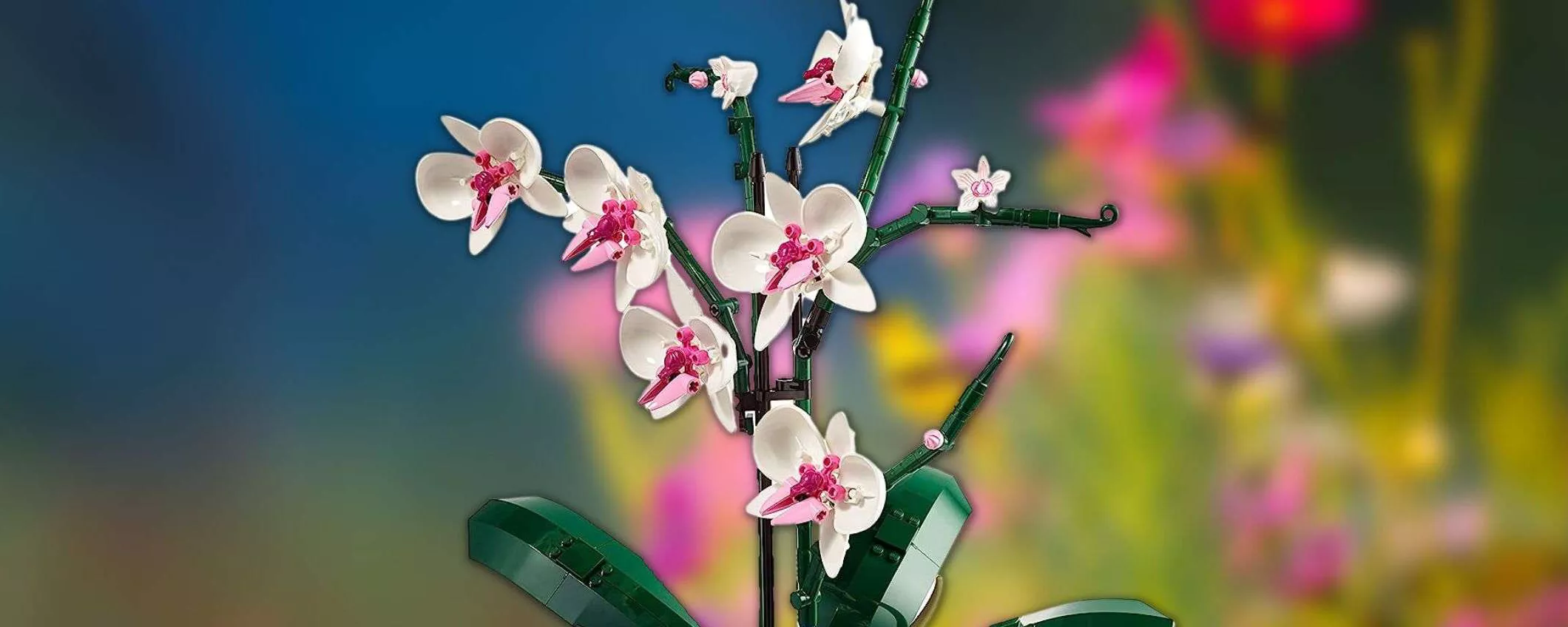 La bellissima orchidea fatta di Lego è in sconto del 20% su
