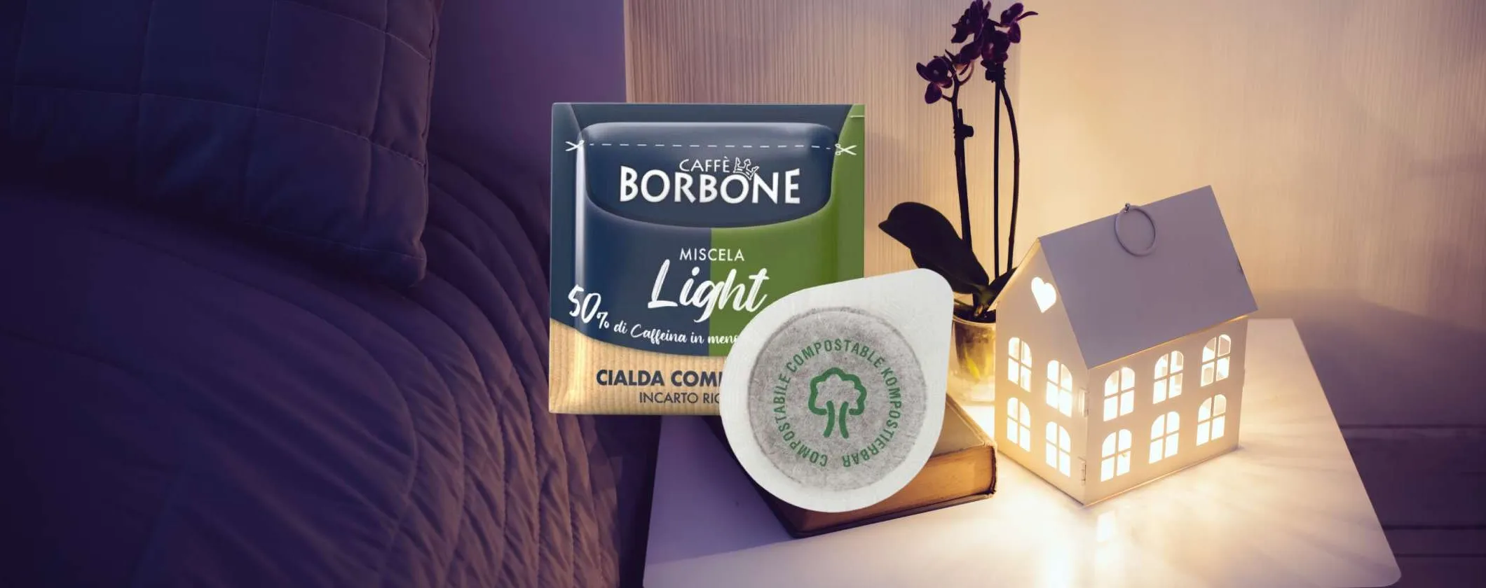 Cialde Caffè Borbone MENO CAFFEINA al 22% di SCONTO