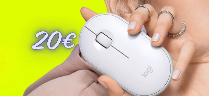 Solo 20€ per il mouse wireless Logitech Pebble, super compatto e leggero